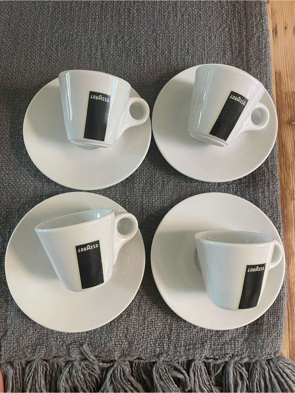 Lavazza 4 oz espresso cup and saucer set. Excellent condition
